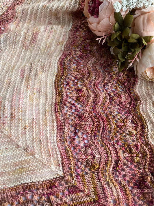 Châle Bouquet de Fleurs Séchées