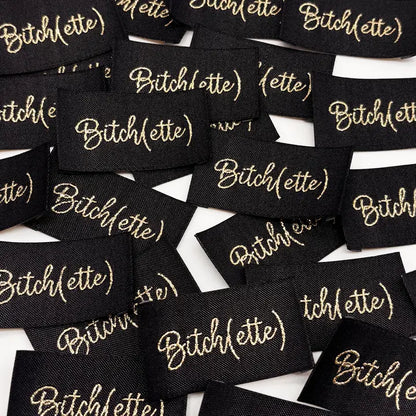 Etiquettes tissées à coudre