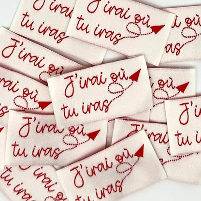 Etiquettes tissées à coudre