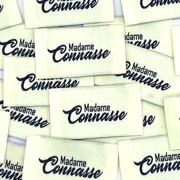 Etiquettes tissées à coudre