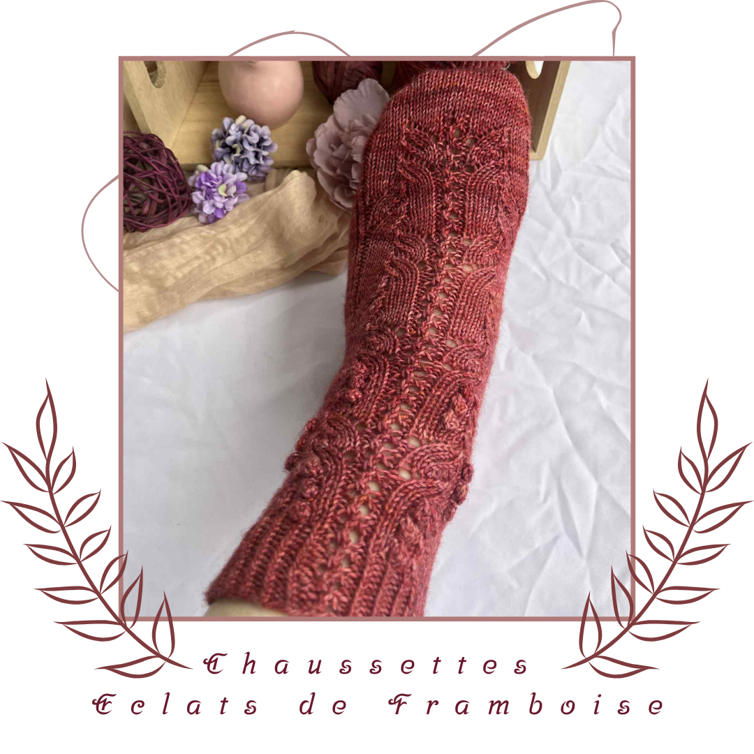 Chaussettes Eclats de Framboise