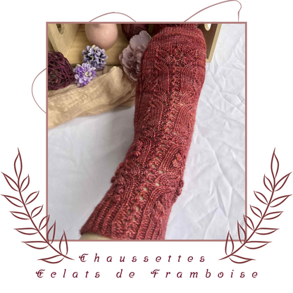 Chaussettes Eclats de Framboise