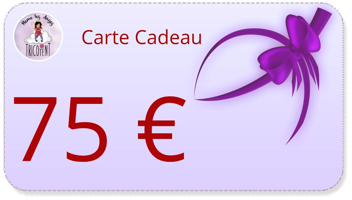 Carte cadeau Même Les Anges Tricotent