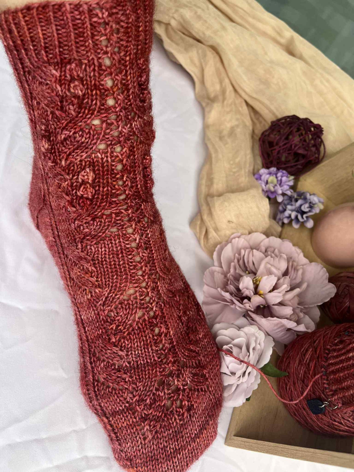 Chaussettes Eclats de Framboise