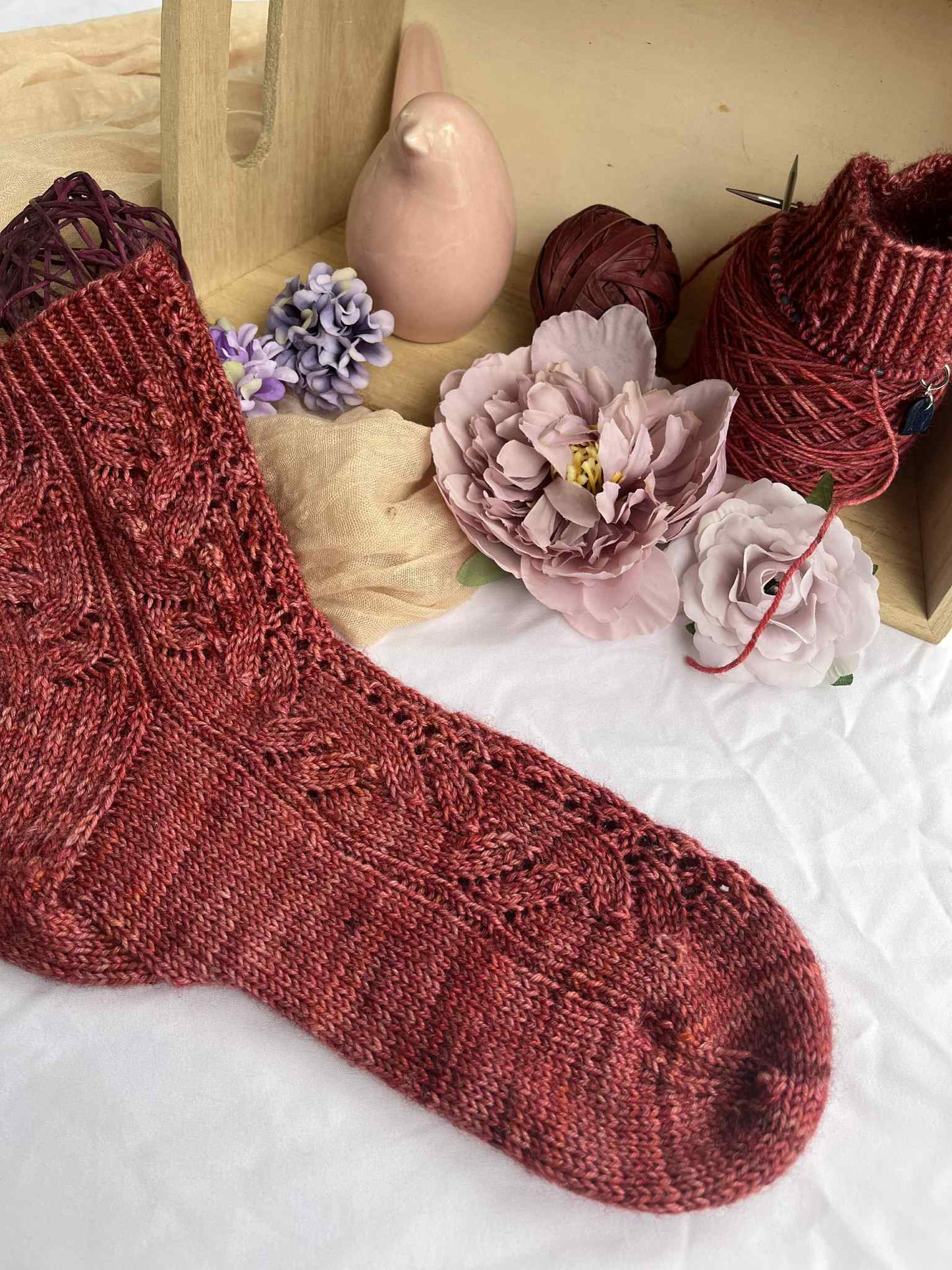 Chaussettes Eclats de Framboise