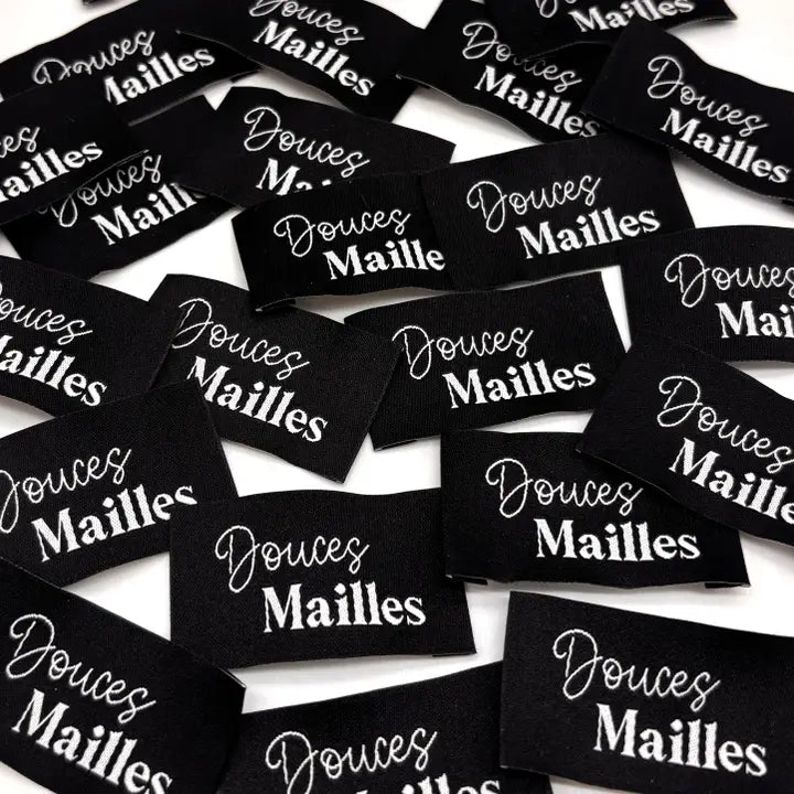 Etiquettes tissées à coudre