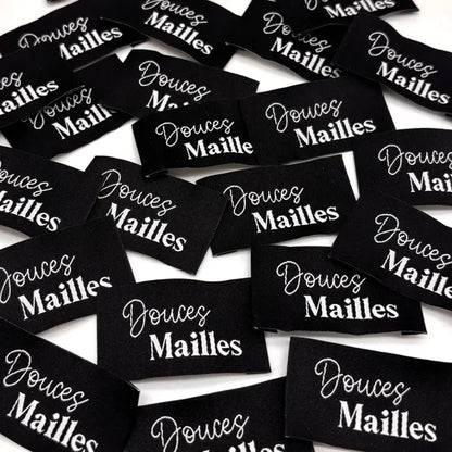 Etiquettes tissées à coudre