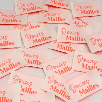 Etiquettes tissées à coudre