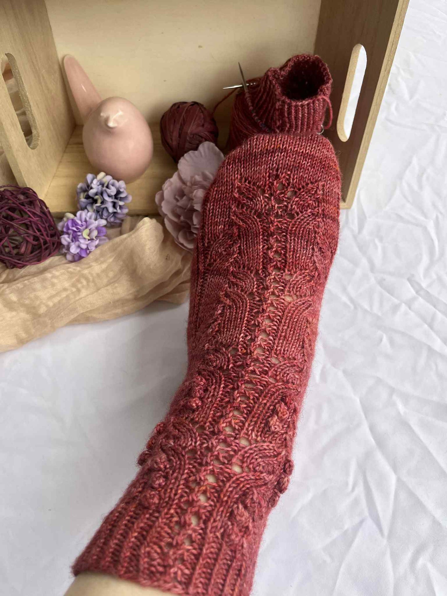 Chaussettes Eclats de Framboise