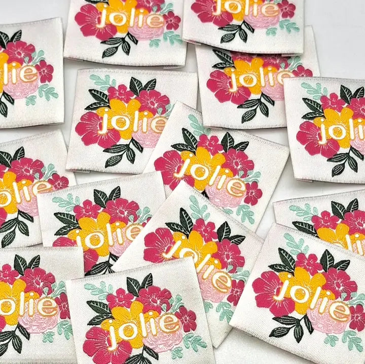Etiquettes tissées à coudre